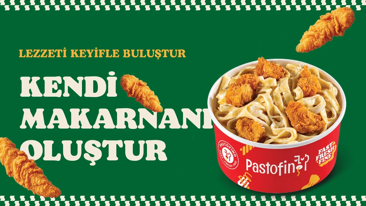Pastofino kendi makarnanı oluştur kampanyası