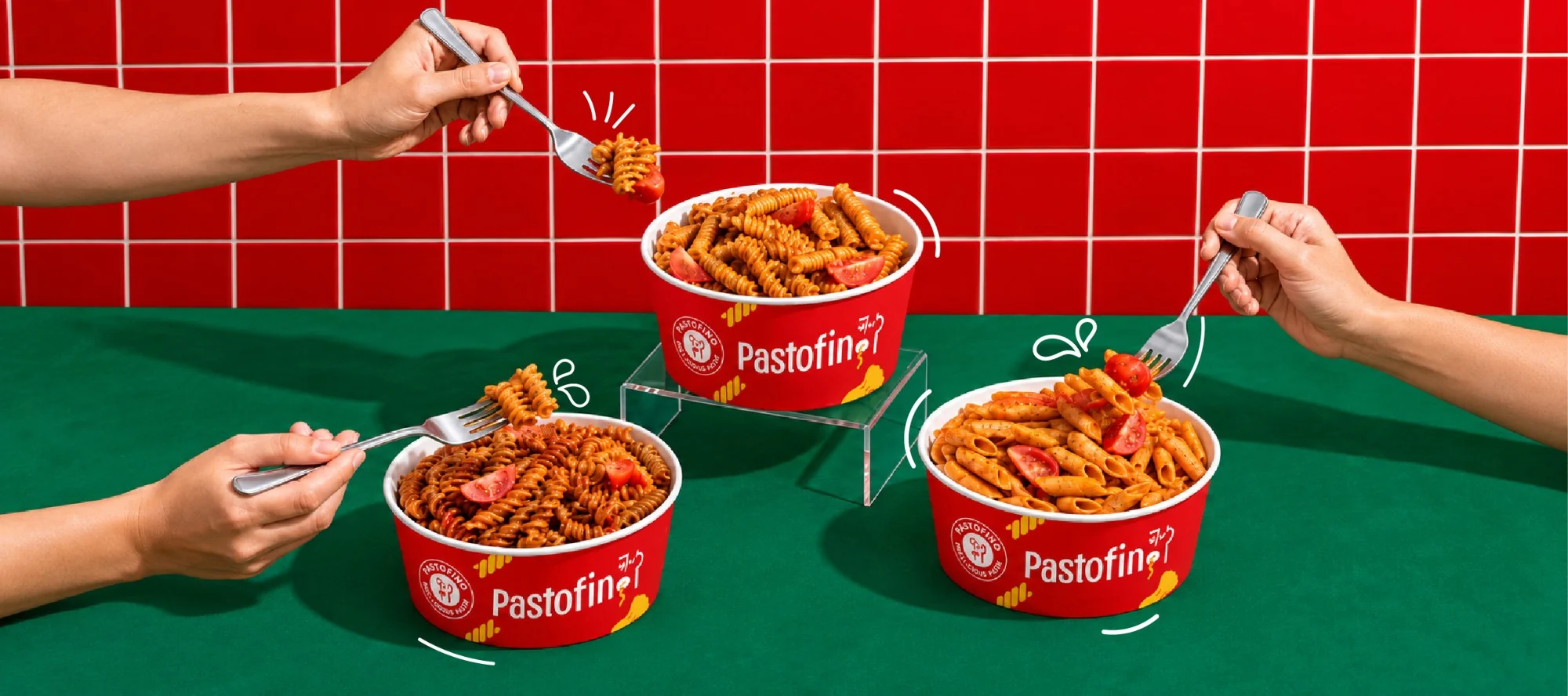 Pastofino taze makarna kaseleri